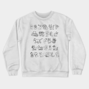 Cats, Cats, Cats and More Cats Crewneck Sweatshirt